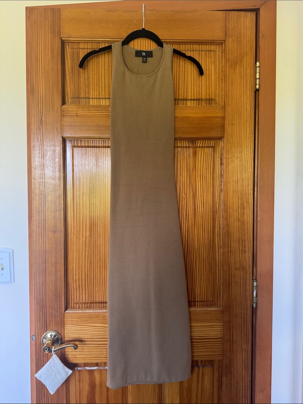 Ralph Lauren Sleeveless Olive-Brown Maxi Dress